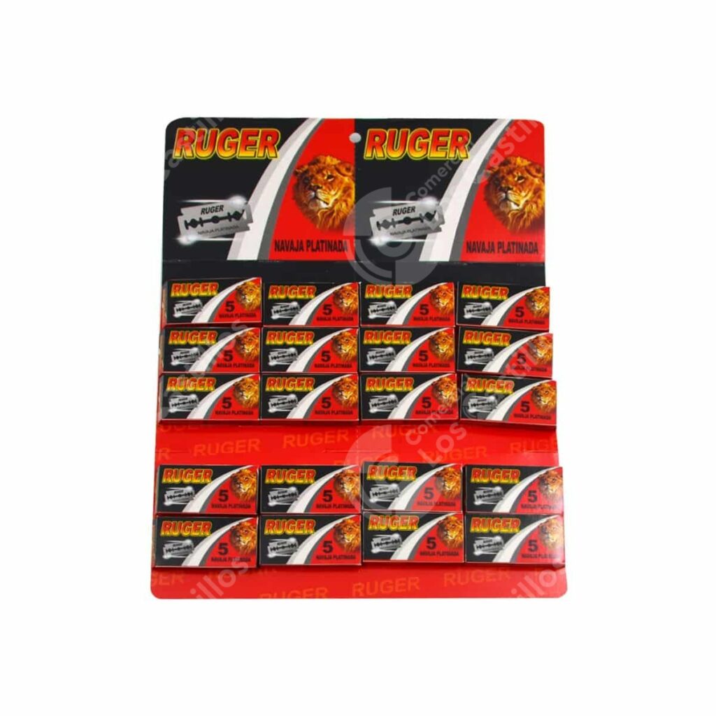 Navaja-Ruger-Pack-1200×1200-1-1.Jpg Ruger Navajas Inoxidables 100 Unidades - Comercial Los Castillos