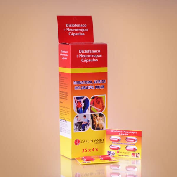 Diclofenaco+Neurotropas 100Cap - Comercial Los Castillos