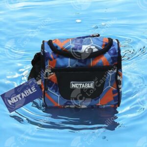 Notable Lonchera Portable Deportiva Azul/Naranja