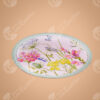 Plato Decorativo Floral 33X33 Cm - Comercial Los Castillos