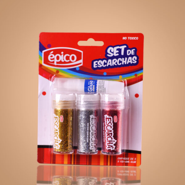 Set De Escarcha Epico 3Pcs 15G Ar9910 - Comercial Los Castillos