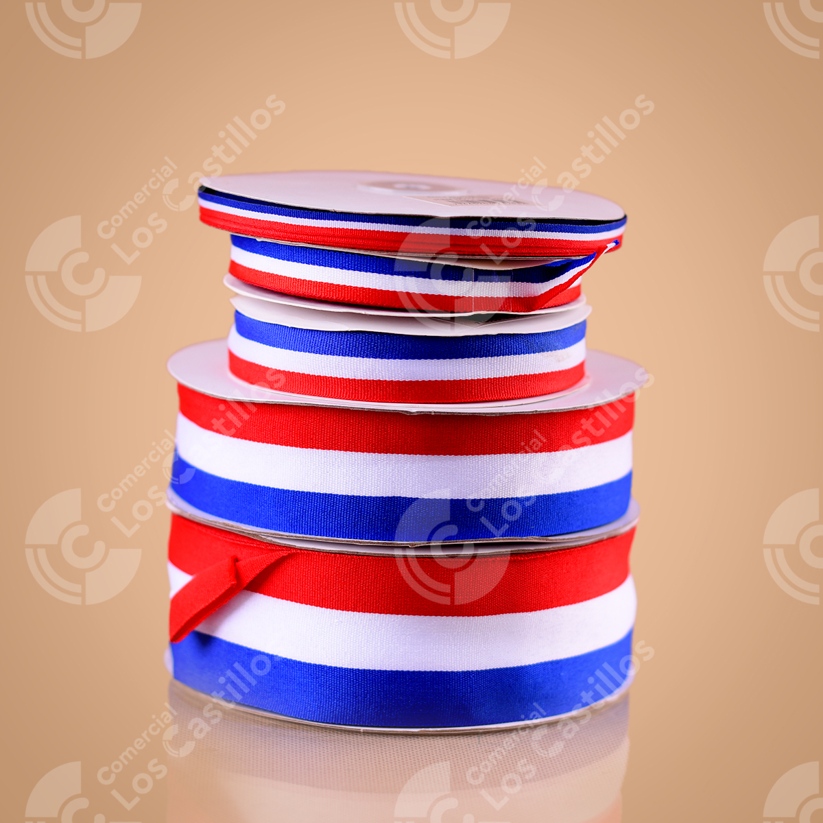 22003536 Cinta Tricolor 2 X 50Yds - Comercial Los Castillos