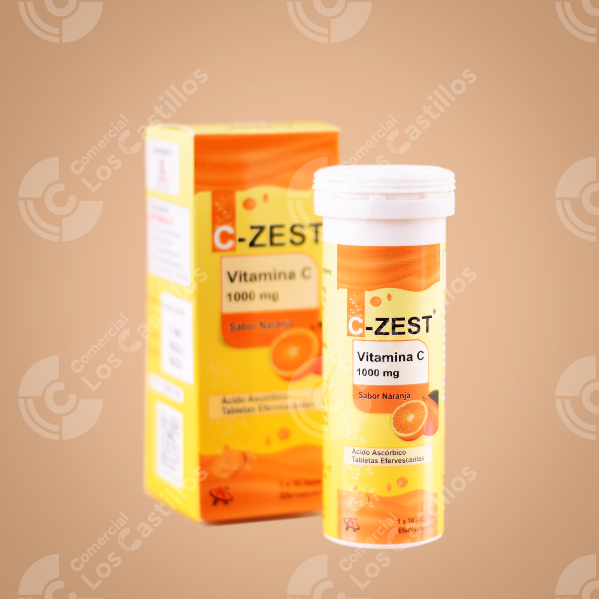 001773 Vitamina C Efervescente 1000Mg 10Uds - Comercial Los Castillos