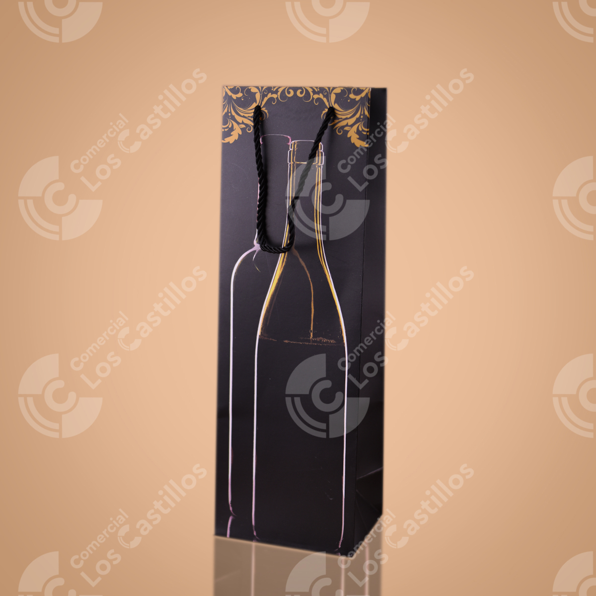002694-1 Funda De Regalo Botella - Toque Personal Y Sofisticado - Comercial Los Castillos