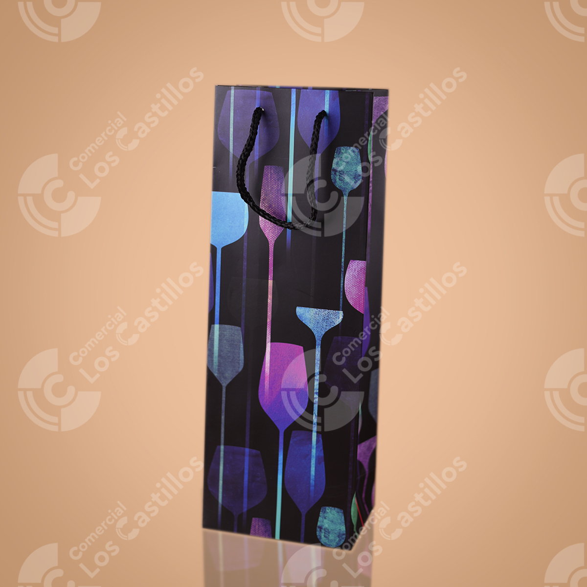 002694-2 Funda De Regalo Botella - Toque Personal Y Sofisticado - Comercial Los Castillos