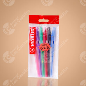 Lapicero Stabilo 6X5