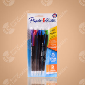 Set Lapiz Portaminas 0.7 5uds Papermate