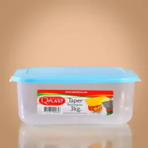 Cantina Plastica Rectangular Pequeña 0.13Lt