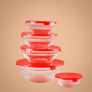 Set Bowl Con Tapa 5Pcs