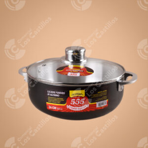 Caldero Negro 555 T/Cristal No.24