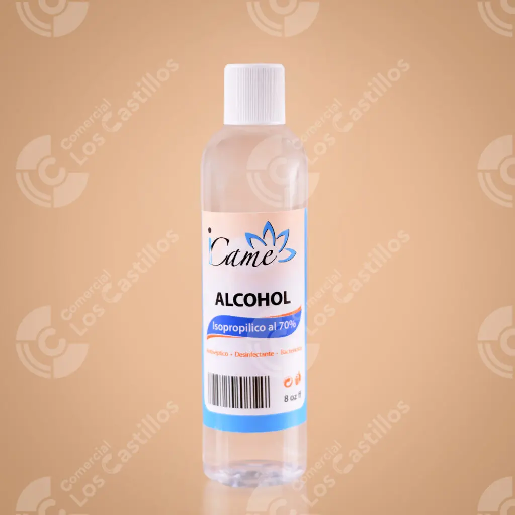 00060 Alcohol Isopropílico - Desinfectante Efectivo (8 Oz) - Comercial Los Castillos