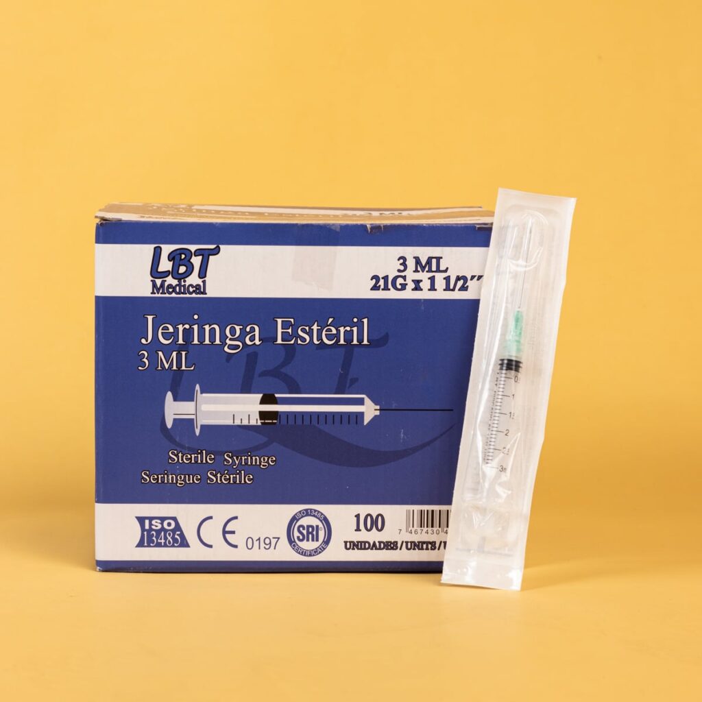 00782 Jeringa 3Cc - Medición Precisa De Líquidos (Caja) - Comercial Los Castillos