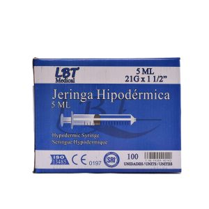 Jeringa 5cc - Precisión y Versatilidad (Caja)