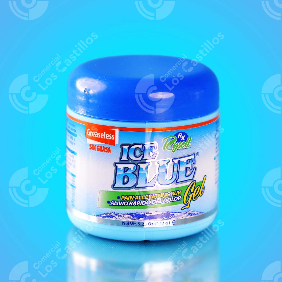00895 Mentol Ice Blue - Alivio Rápido Del Dolor (5Oz) - Comercial Los Castillos