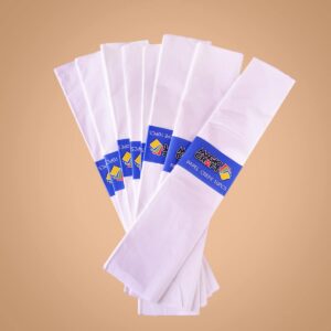 Set Papel Crepe Blanco 10Uds