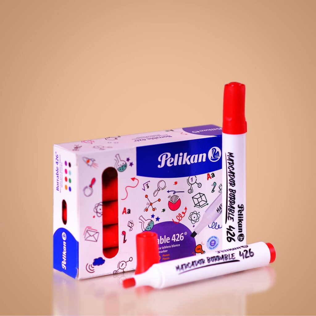 22002761 Pelikan Marcador Borrable Rojo - Comercial Los Castillos