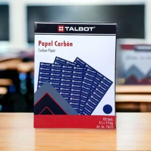 Talbot Papel Carbón Azul 100 Unidades