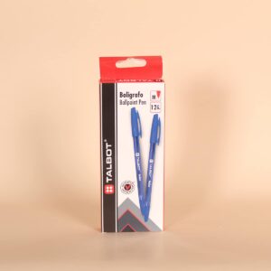 Talbot Bolígrafos Azul Docena