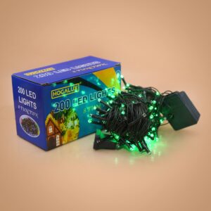 Hogalux Luces Navideñas 200 LED - Iluminación Festiva (Verde)