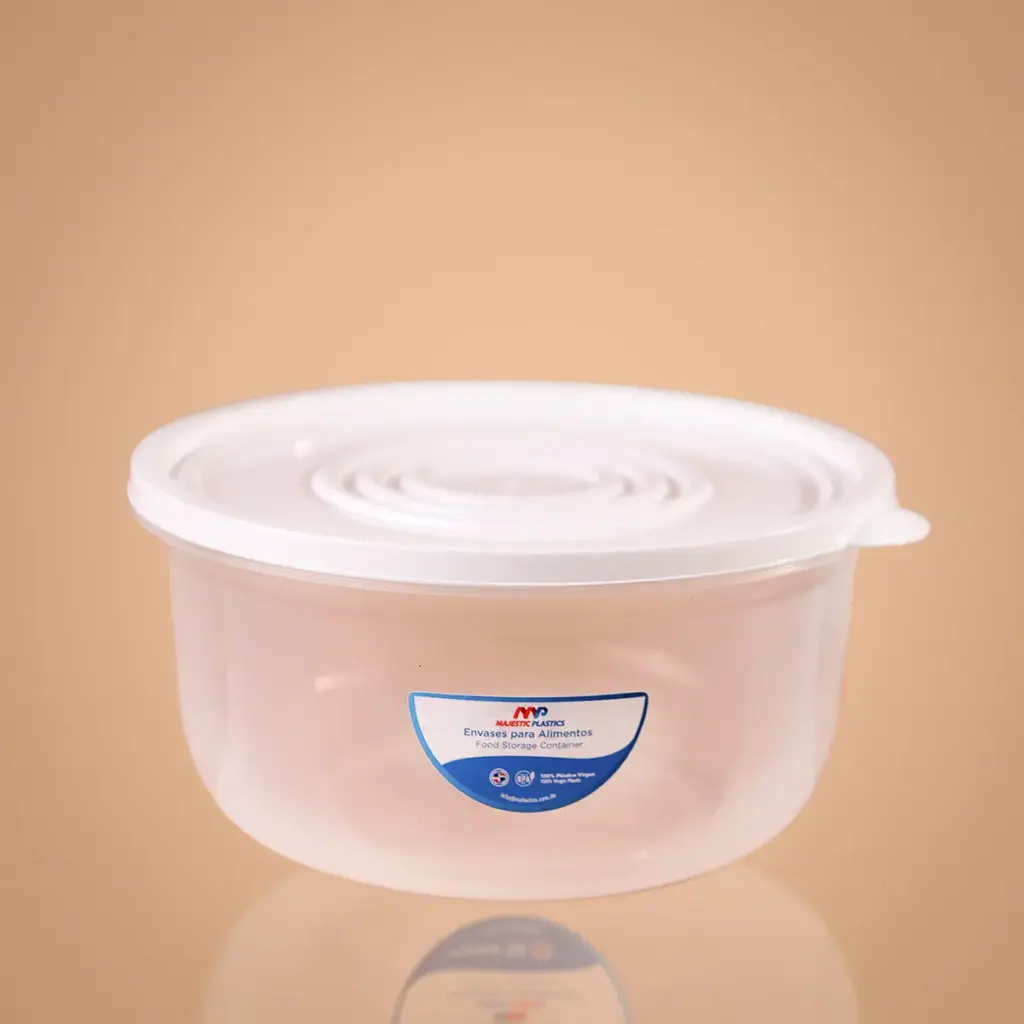 22003713 Majestic Plastics Envase Redondo 2100Ml - Comercial Los Castillos