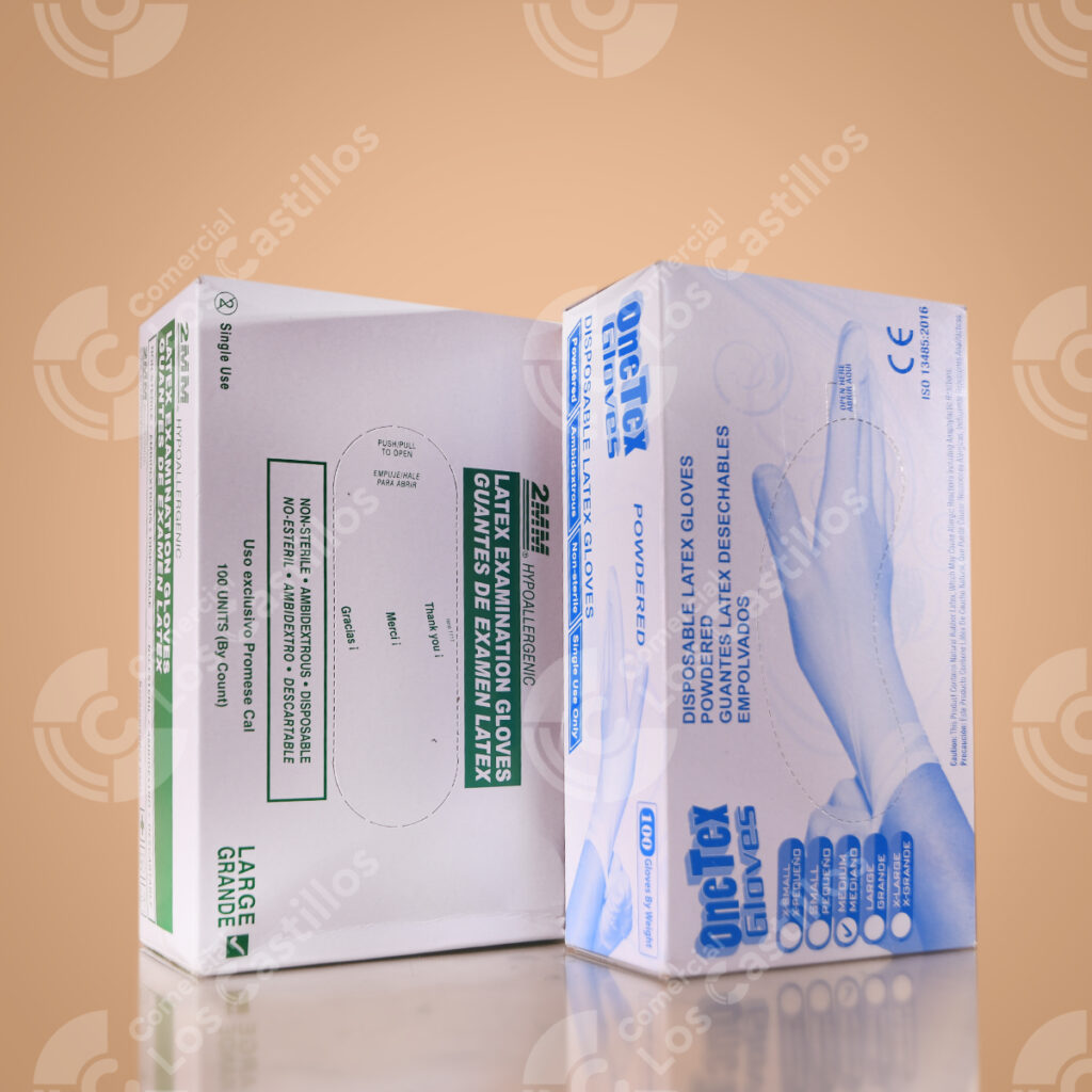 Guante Desechable De Latex Variante Guante De Latex Desechable - Comercial Los Castillos