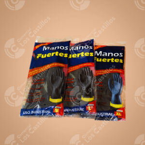 Guante Negro Manos Fuerte