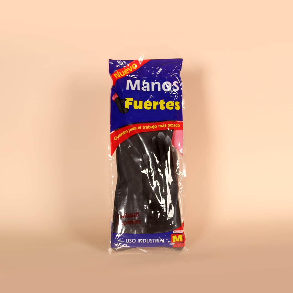 Guante Negro Manos Fuerte