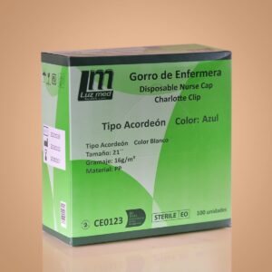 Lucimed Gorro de Enfermera Acordeón