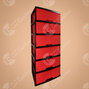 Gavetero Rattan 6 Cajones Cinco