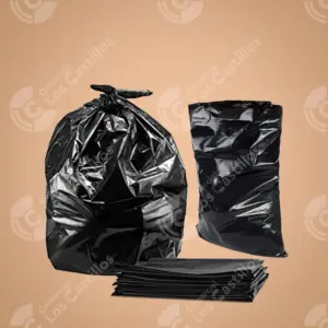 Funda De Basura Negra – Alta Capacidad (100/uds, 55 Galones, 90 Cal)