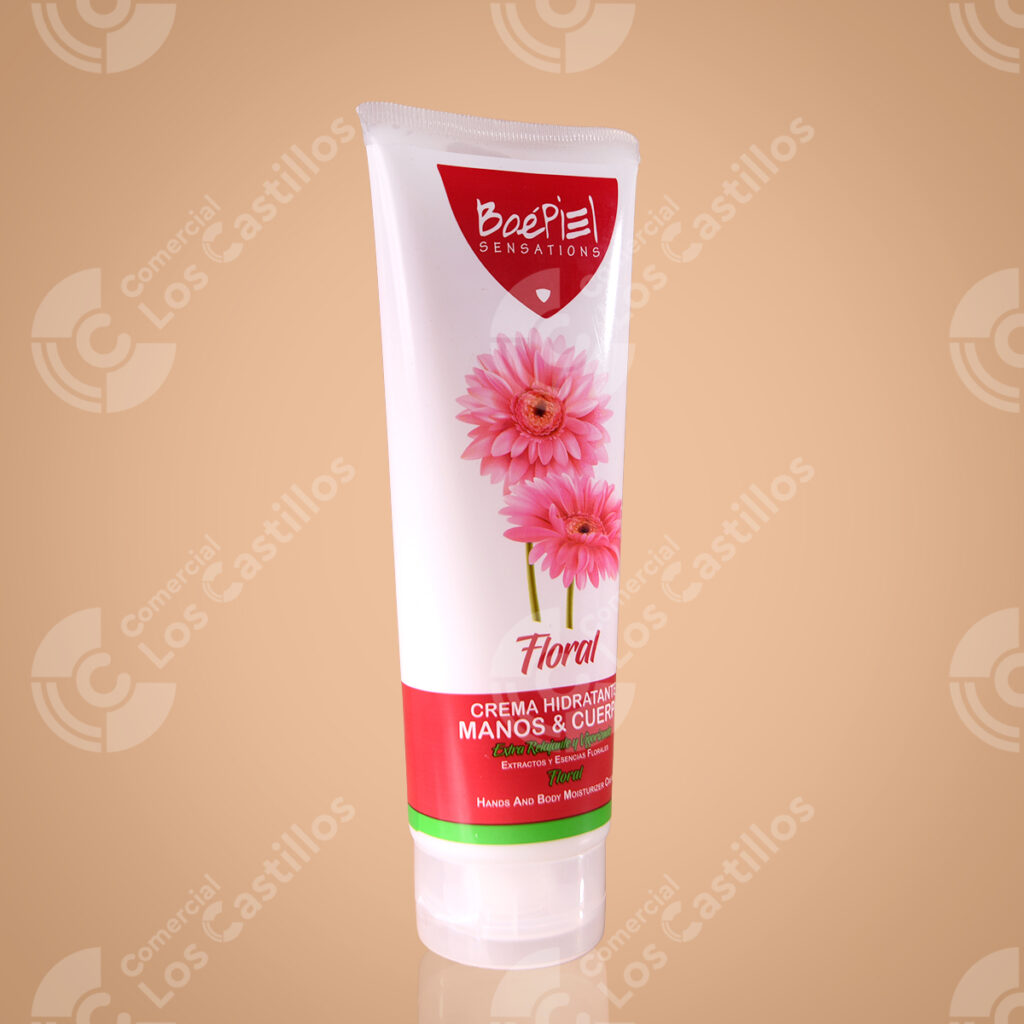 Crema Boe Piel De Tubo 8Oz Floral Crema Piel Tubo 8Oz - Comercial Los Castillos