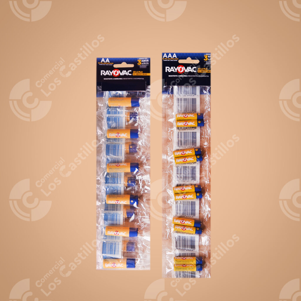 Pila Rayova Pila Rayovac Baterias (Docena) - Comercial Los Castillos