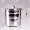 Jarro De Metal Acero Inoxidable Con Tapa 13 Cm - Comercial Los Castillos