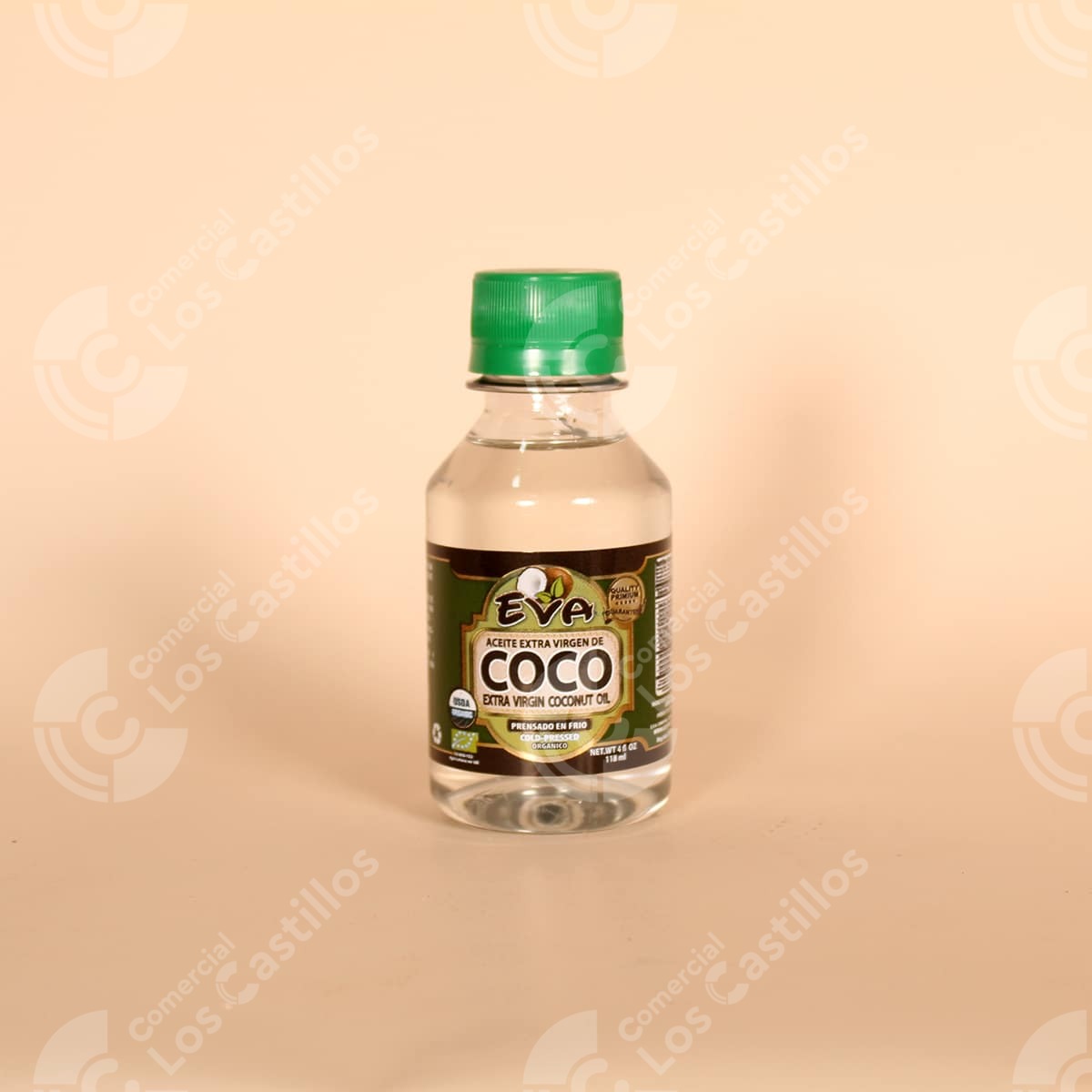 00011_0 Aceite De Coco Extra Virgen 4 Oz - Comercial Los Castillos