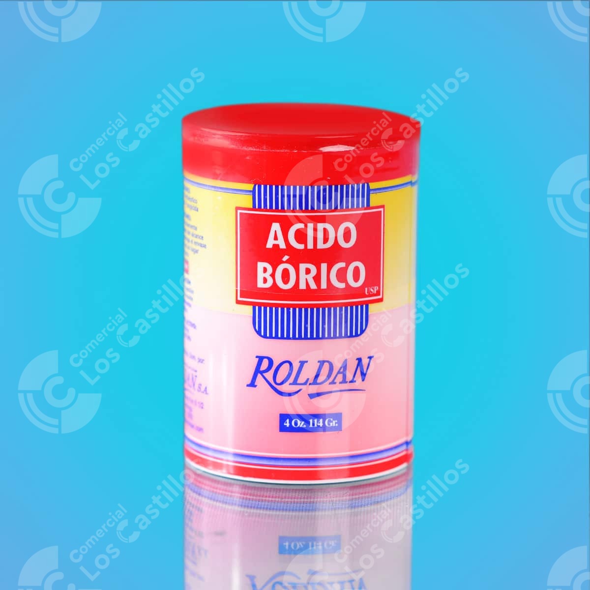 00029_0 Ácido Bórico - Antiséptico Y Insecticida (4 Oz) - Comercial Los Castillos