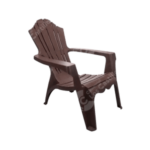 Silla Adirondack Plástico Marrón - Comercial Los Castillos