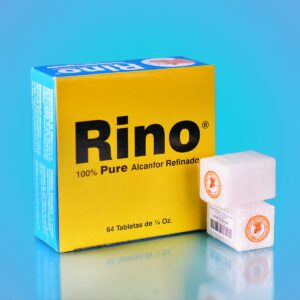 Rino Alcanfor Refinado - Mejora la circulación (64 tabletas)