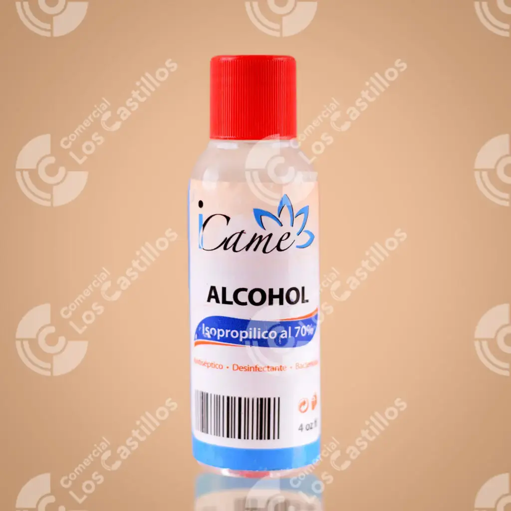 00059_0 Alcohol Isopropilico - Limpieza Y Desinfección (4 Oz) - Comercial Los Castillos