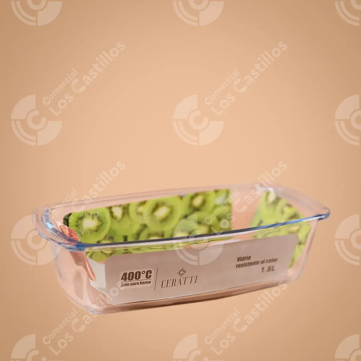 000816_0 Paire Rectangular – Resistente Al Calor (1.8 Litros) - Comercial Los Castillos