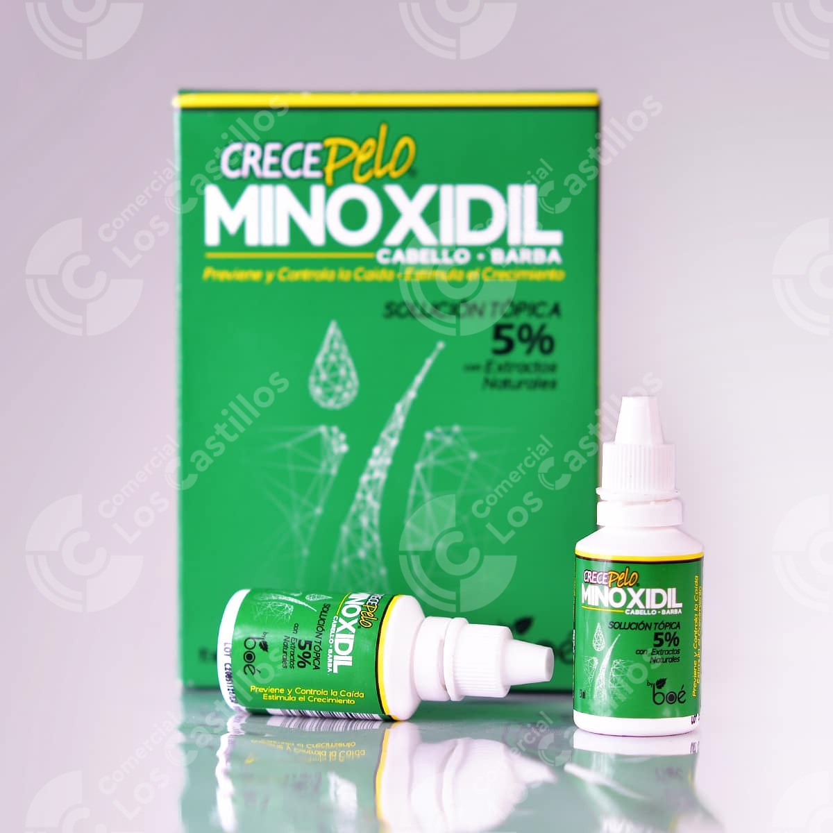 001513_0 Ampolla Capilar 92Ml Minoxidil 5% - Comercial Los Castillos