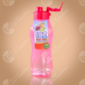 Botella Termo Plástica Rosa 500ml