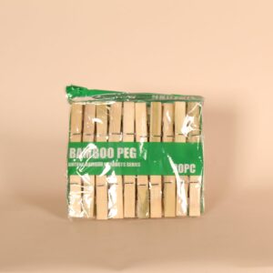 Palitos de Ropa de Bambú Paquete