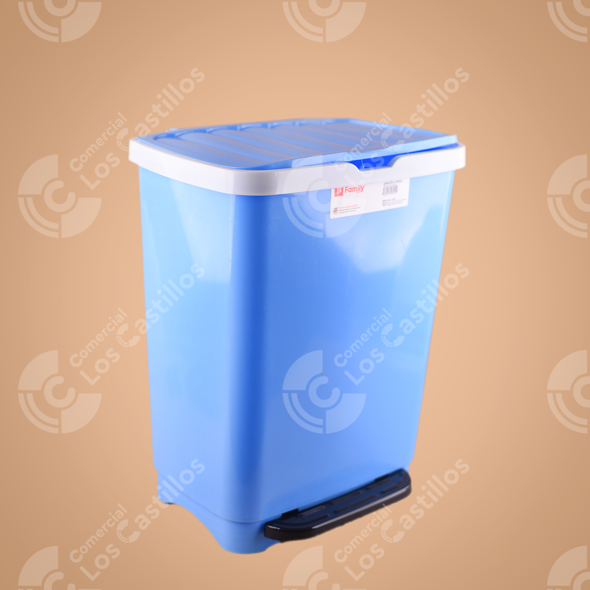 001929_0 Zafacón 25 Litros - Práctico Y Duradero - Comercial Los Castillos