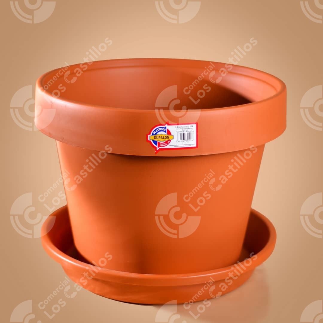 Tarro de Plástico 16" con Bandeja