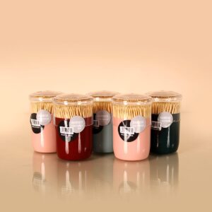Bamboo Palillos de Dientes Frasco 10 uds