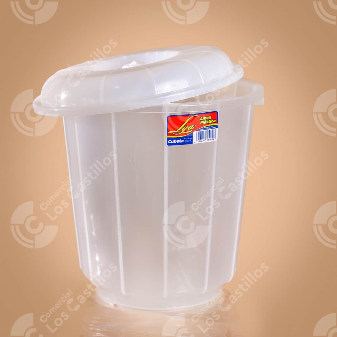 Cubeta Transparente 13Lt