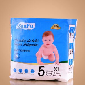 Sanfu Pañal - Protección Superior (15 uds No.5)