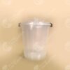 Zafacón Transparente 40L - Comercial Los Castillos