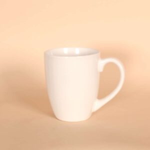 Taza Blanca de Cerámica para Bebidas Calientes