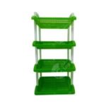Cesta Modular Plástica 4 Niveles Verde - Comercial Los Castillos